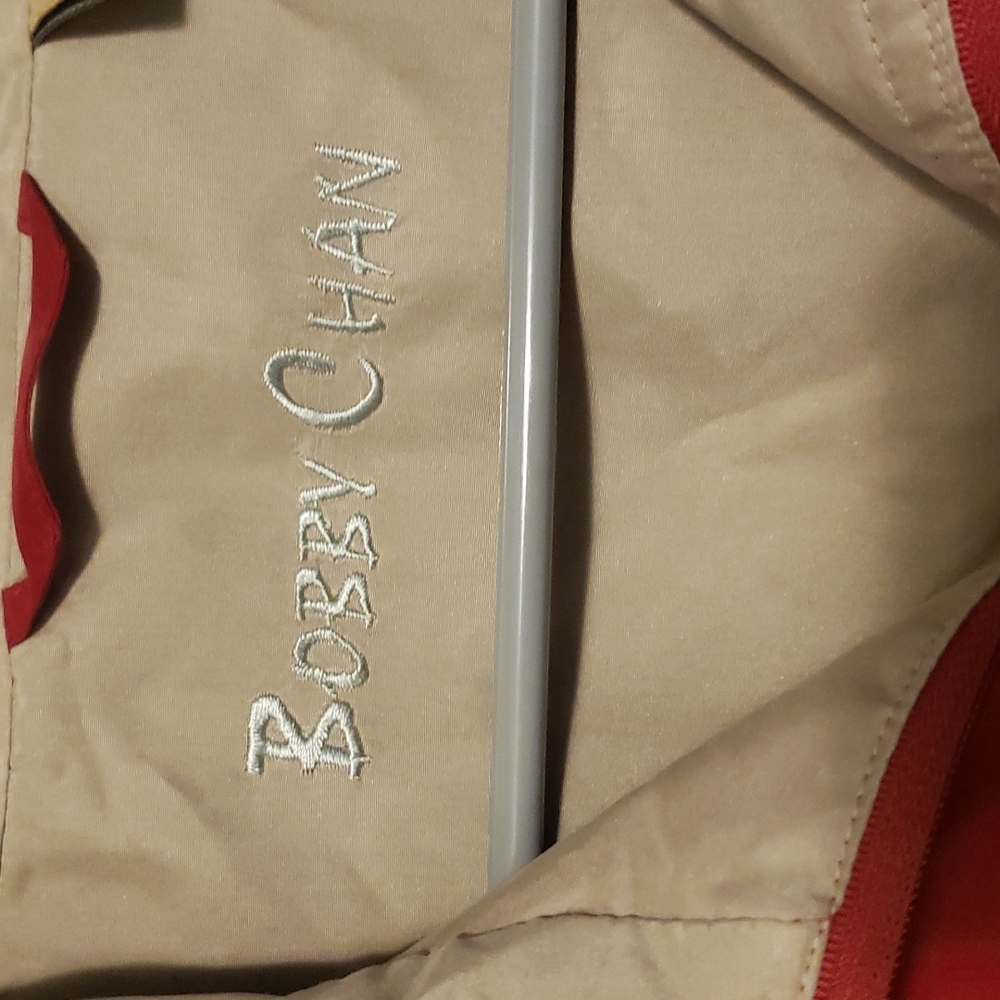 Bobby Chan silk jacket pull over - Picture 2 of 8